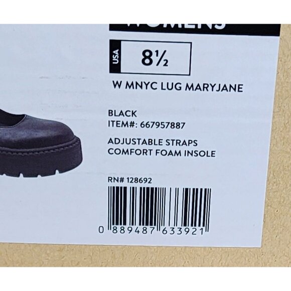 Madden NYC Mary Jane Lug Black Size 8.5 Stylish, Breathable & Eco-Friendly Shoes - Picture 12 of 16